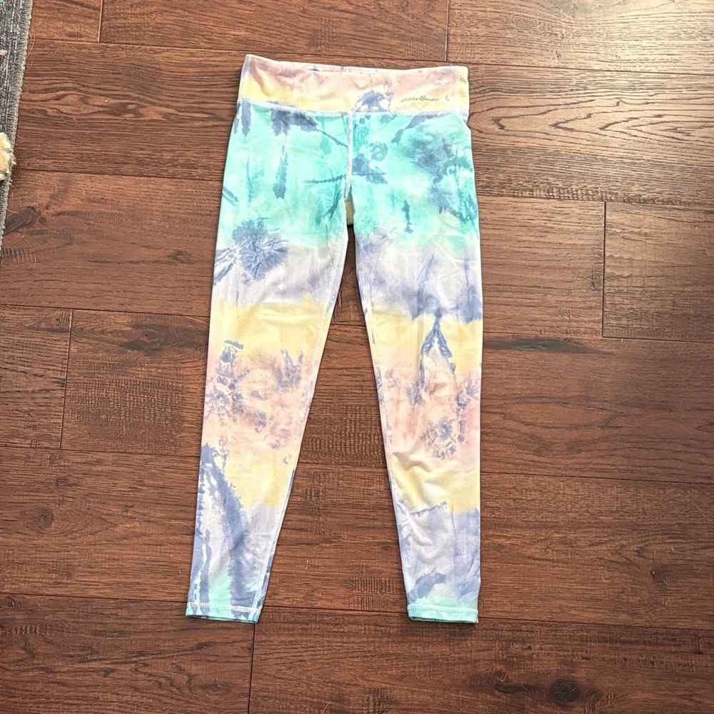 Eddie Bauer Tie-Dye Kids Leggings - Size M (10-12)